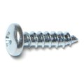 Midwest Fastener Sheet Metal Screw, #10 x 3/4 in, Zinc Plated Steel Pan Head Phillips Drive, 100 PK 03249